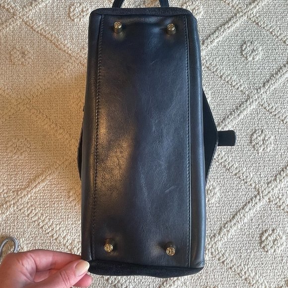 Tory Burch Medium Navy Satchel - Picture 15 of 15